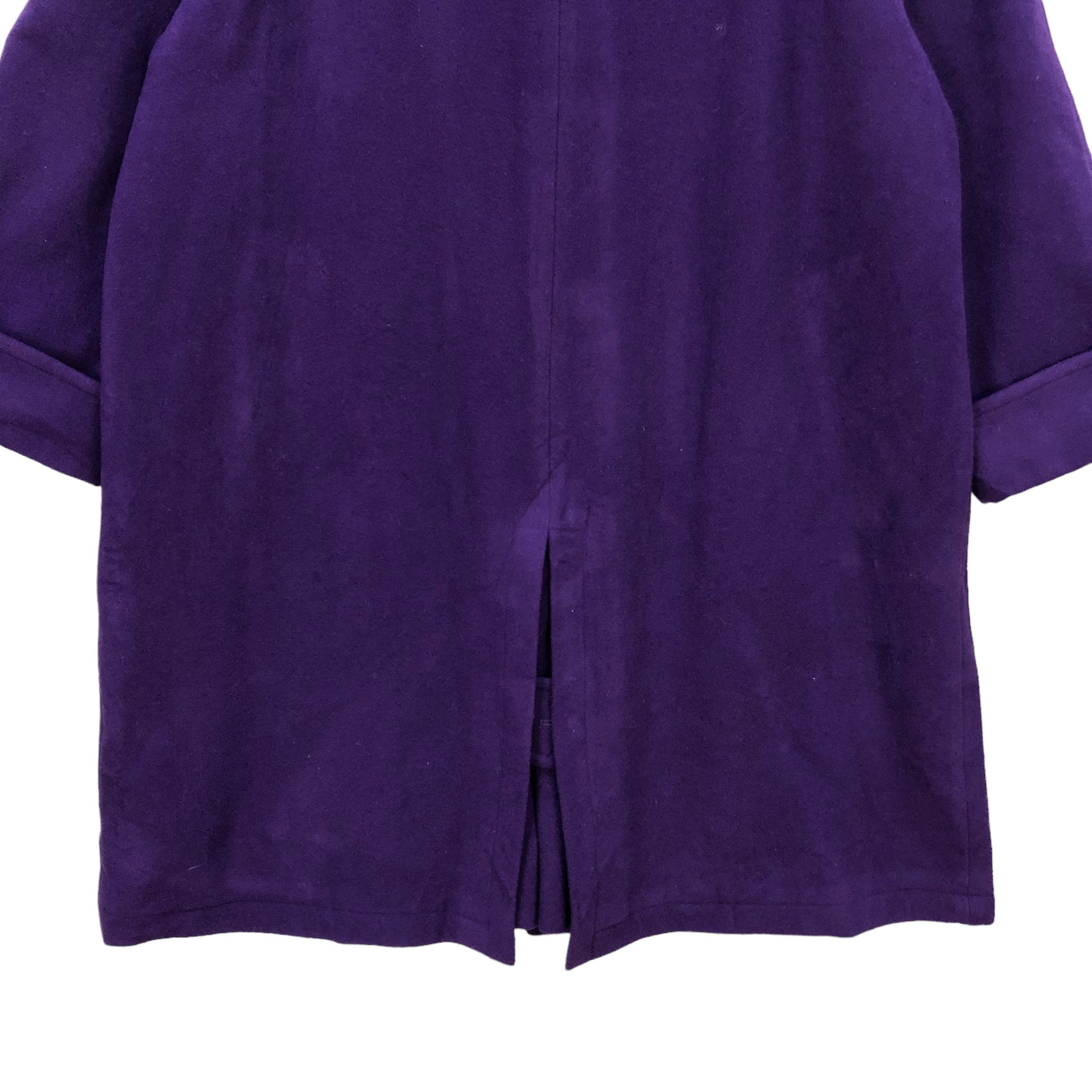 Ralph Lauren RALPH LAUREN PURPLE WOOL LONG COAT #7345-131 Size US L / EU 52-54 / 3 - 13 Thumbnail