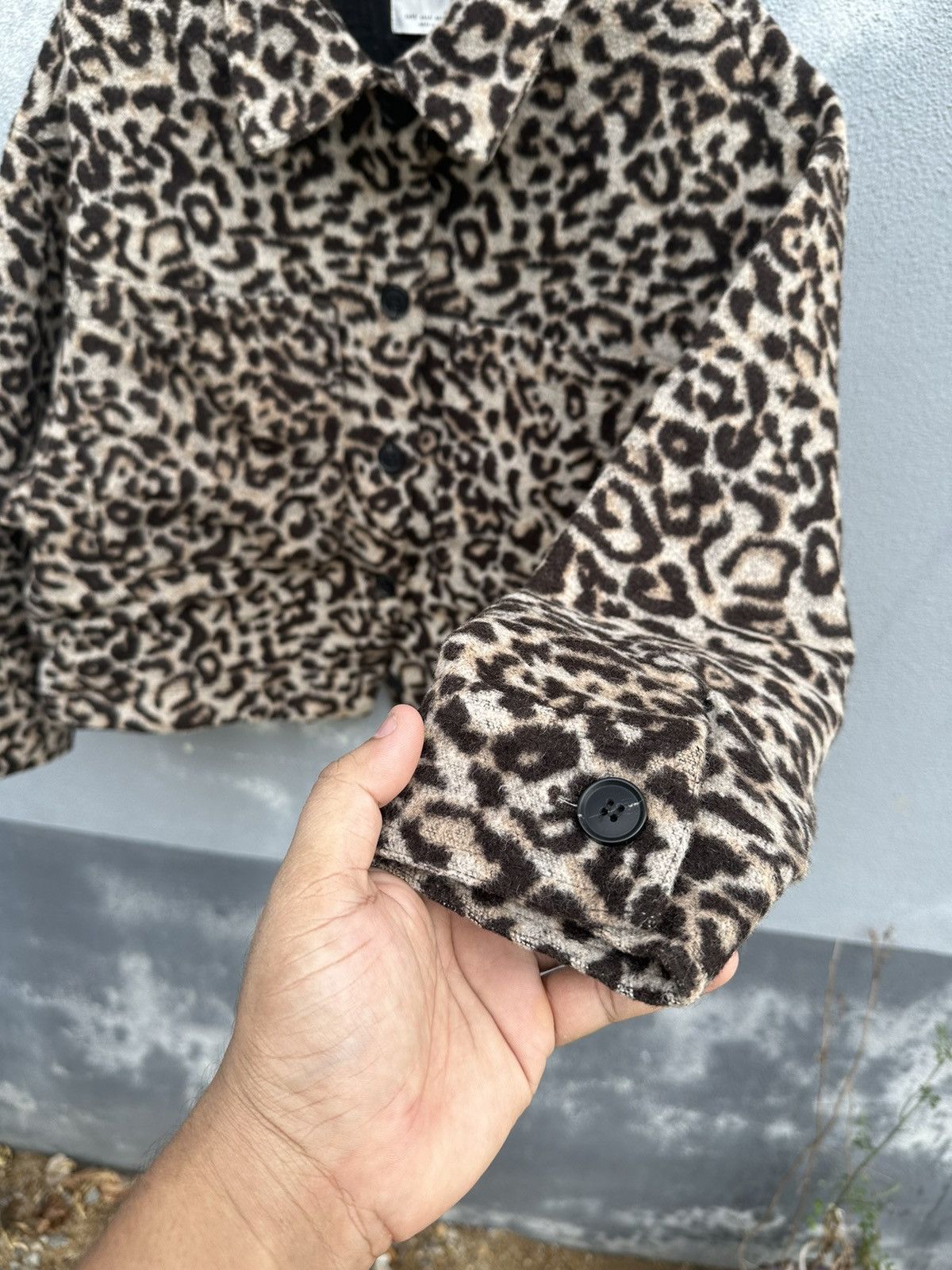 Zara Zara leopard cropped button jacket Size S / US 4 / IT 40 - 6 Thumbnail