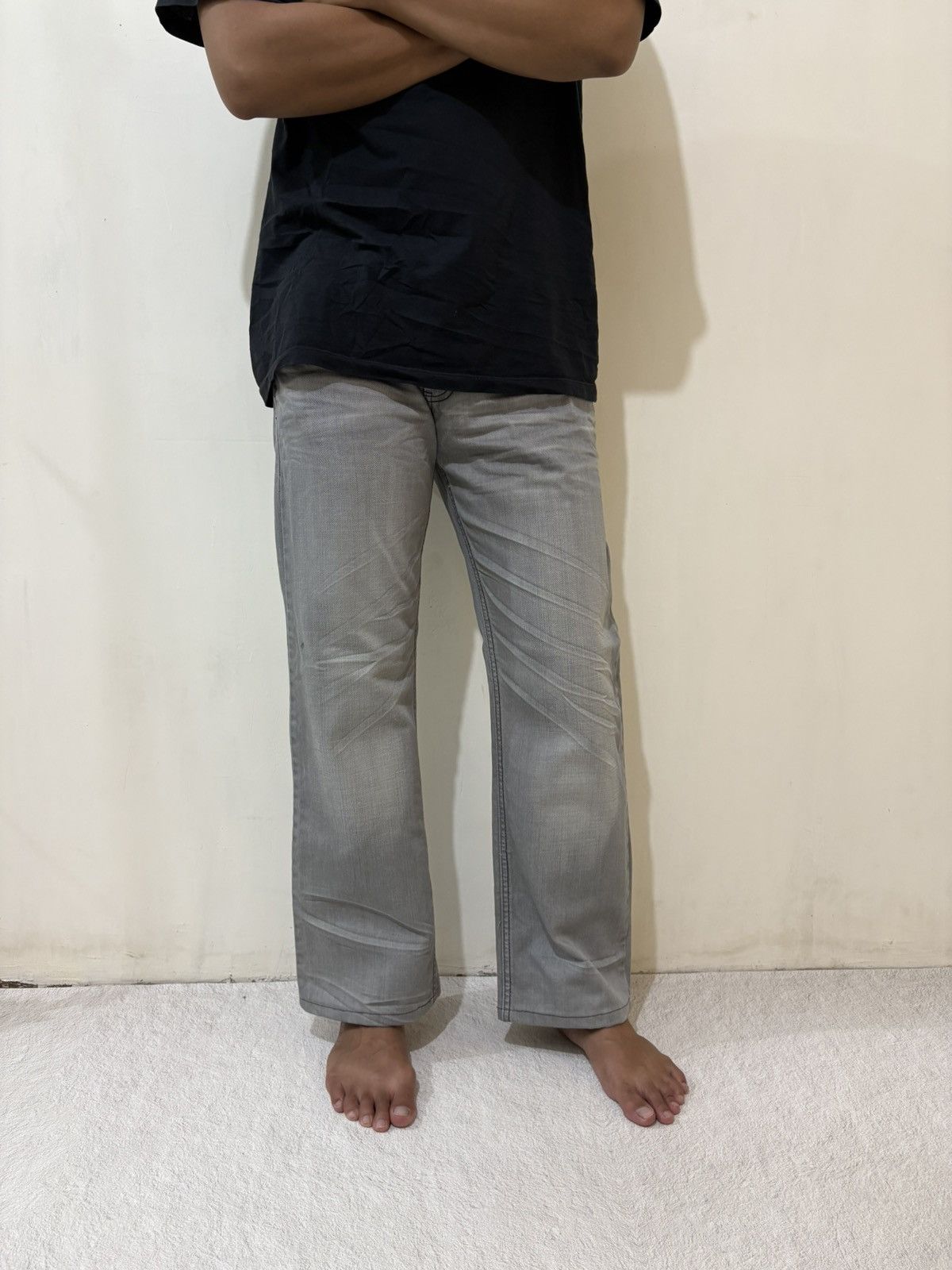 Hysteric Glamour 2000s whitefox japan baggy smoke denim y2k style Size US 31 - 8 Thumbnail