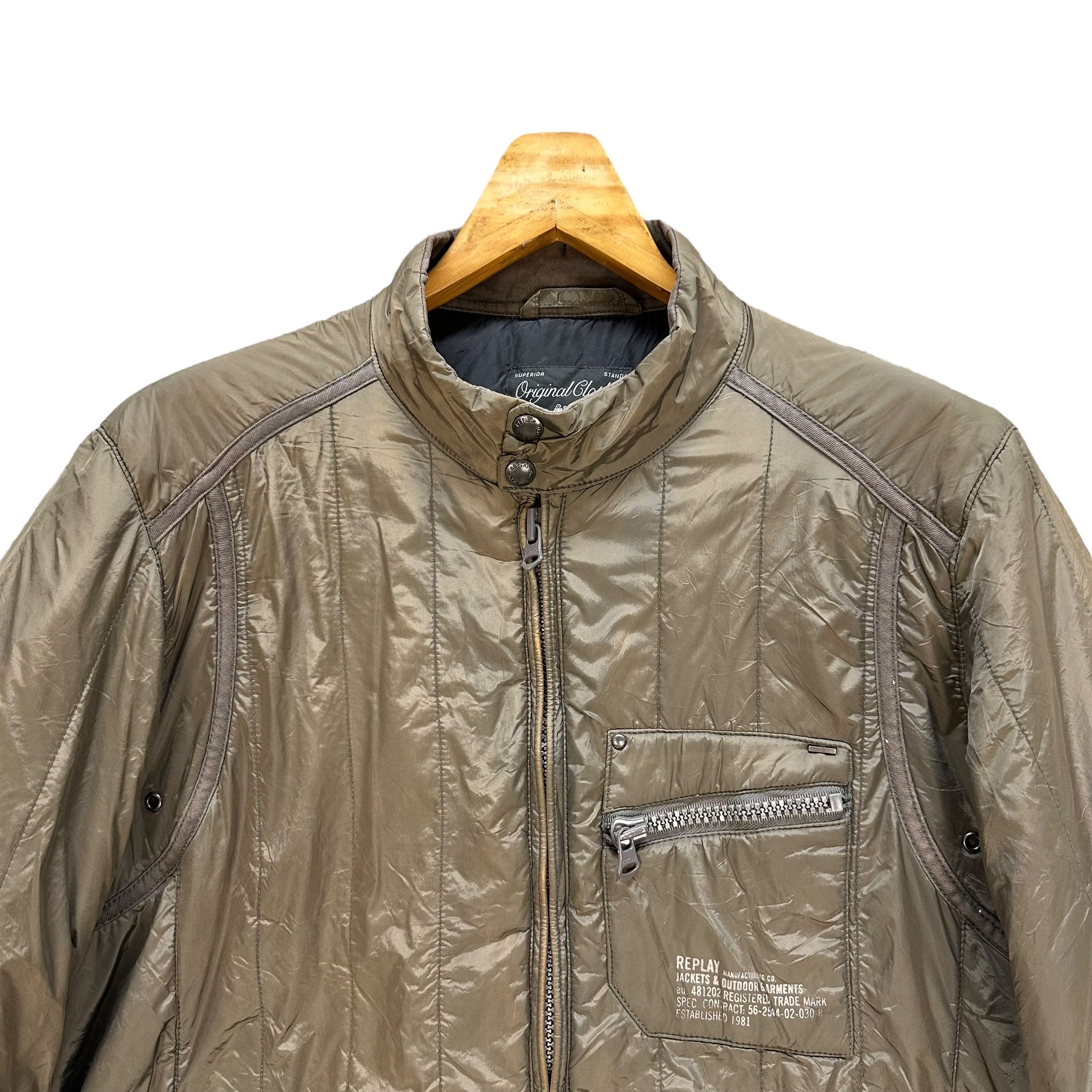 Replay Replay R-81-56Y Nice Design Nylon Jacket #A17-0410 Size US L / EU 52-54 / 3 - 2 Thumbnail