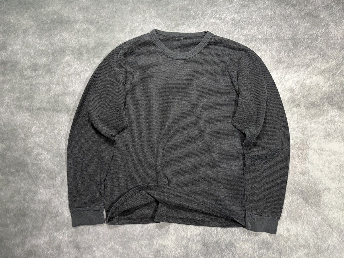 Vintage Blank Vintage Thermal Longsleeve Shirt 1990s 80s USA Waffle Size US M / EU 48-50 / 2 - 11 Thumbnail