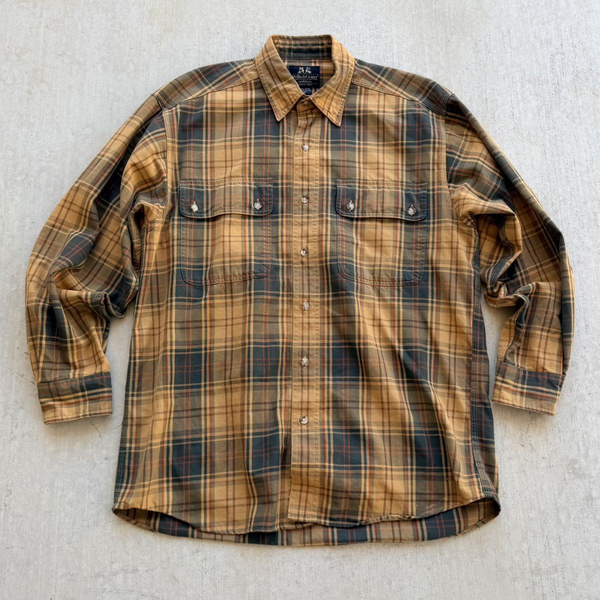 Willis & Geiger Vintage Willis & Geiger Plaid Button Down Shirt Cotton Size US M / EU 48-50 / 2 - 1 Thumbnail