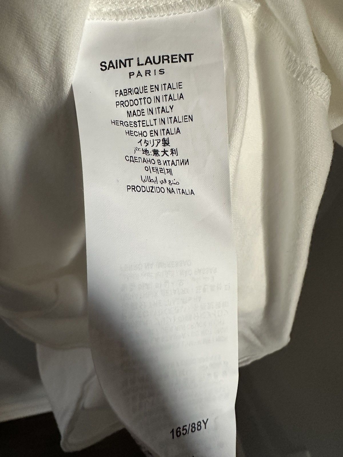 Saint Laurent Paris Saint Laurent Paris T Shirt Size US M / EU 48-50 / 2 - 6 Thumbnail
