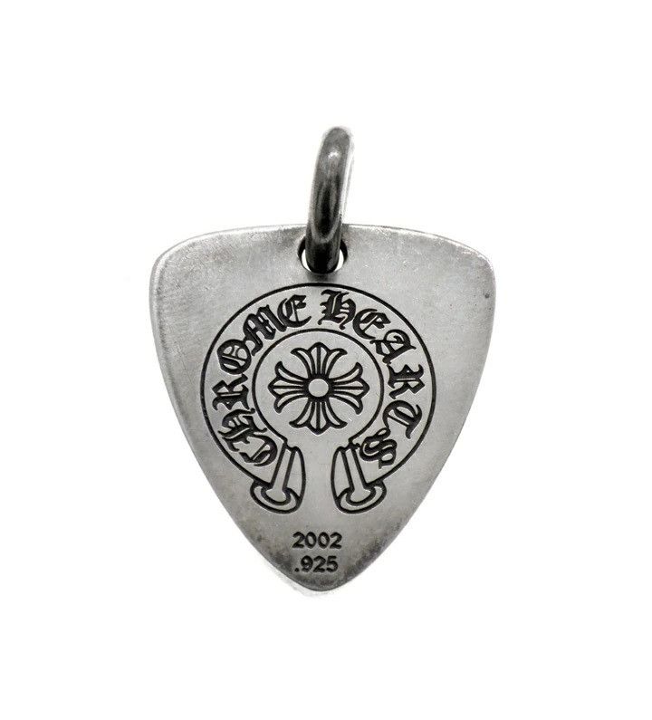 Chrome Hearts Chrome hearts silver Fuck You guitar pick pendant Size ONE SIZE - 3 Thumbnail