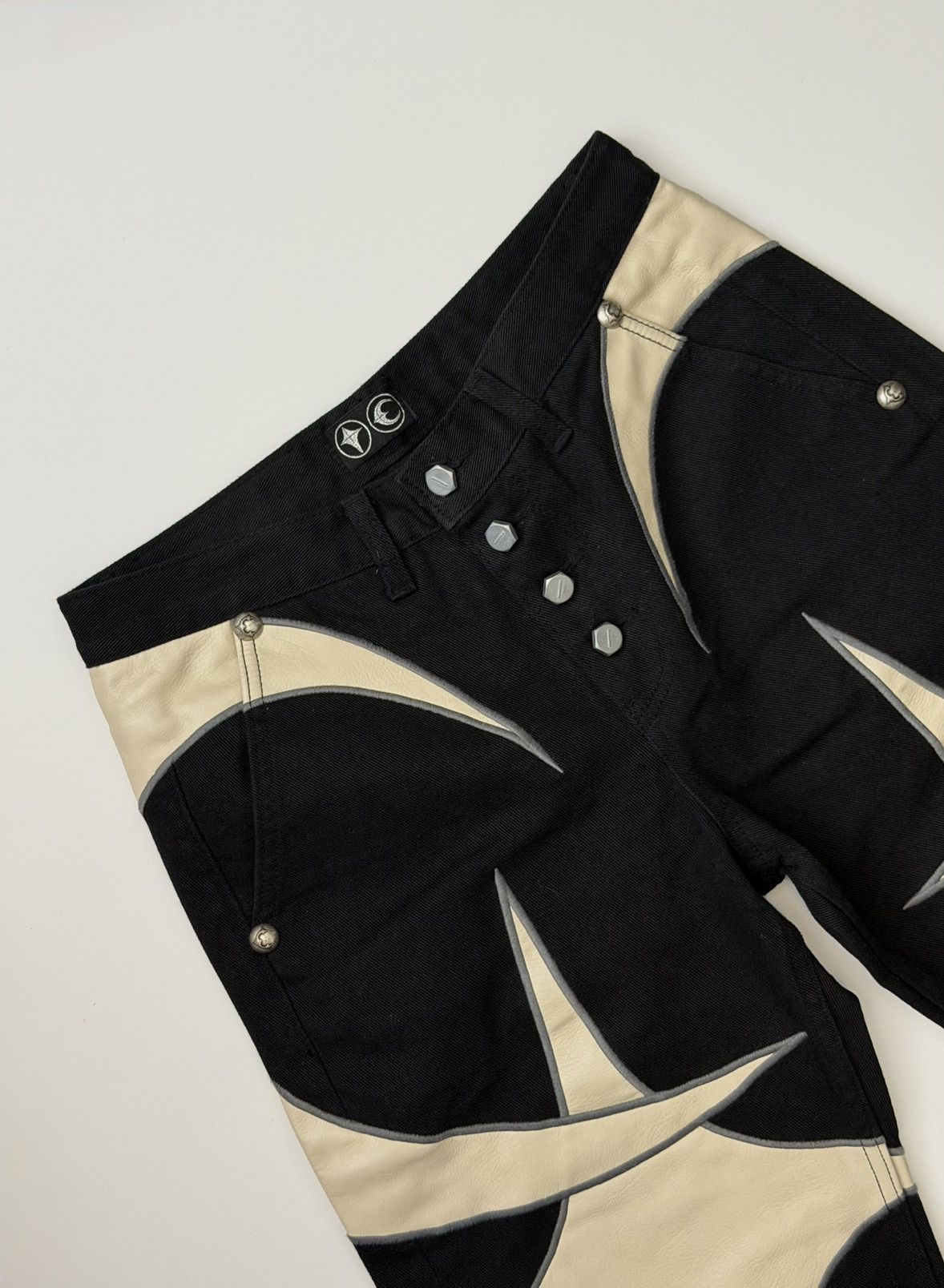 Thug Club Thug Club Leather Washing Denim Pants Size US 30 / EU 46 - 2 Thumbnail