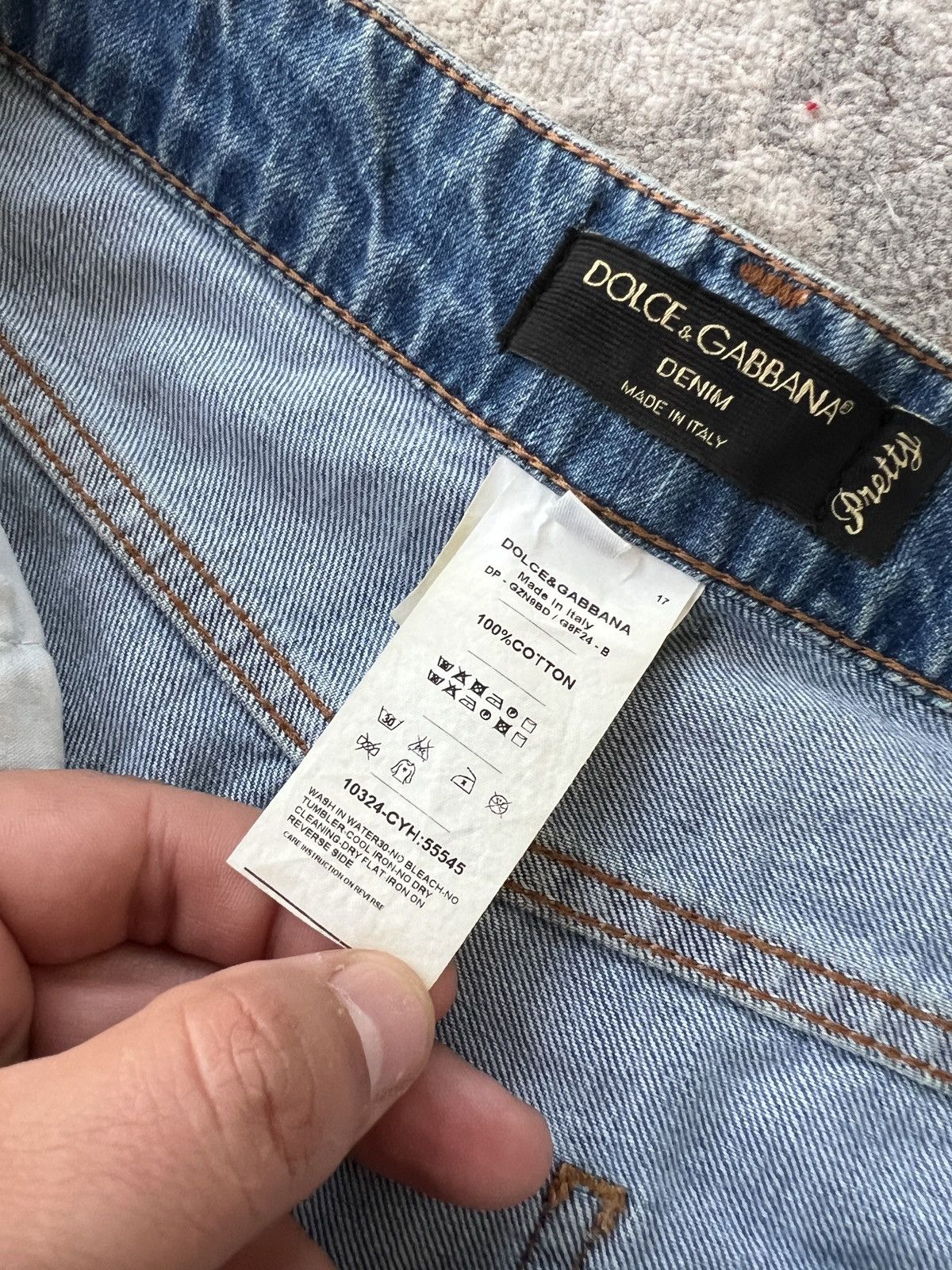Dolce & Gabbana Dolce & Gabbana Denim Jeans Size 26" / US 2 / IT 38 - 4 Thumbnail