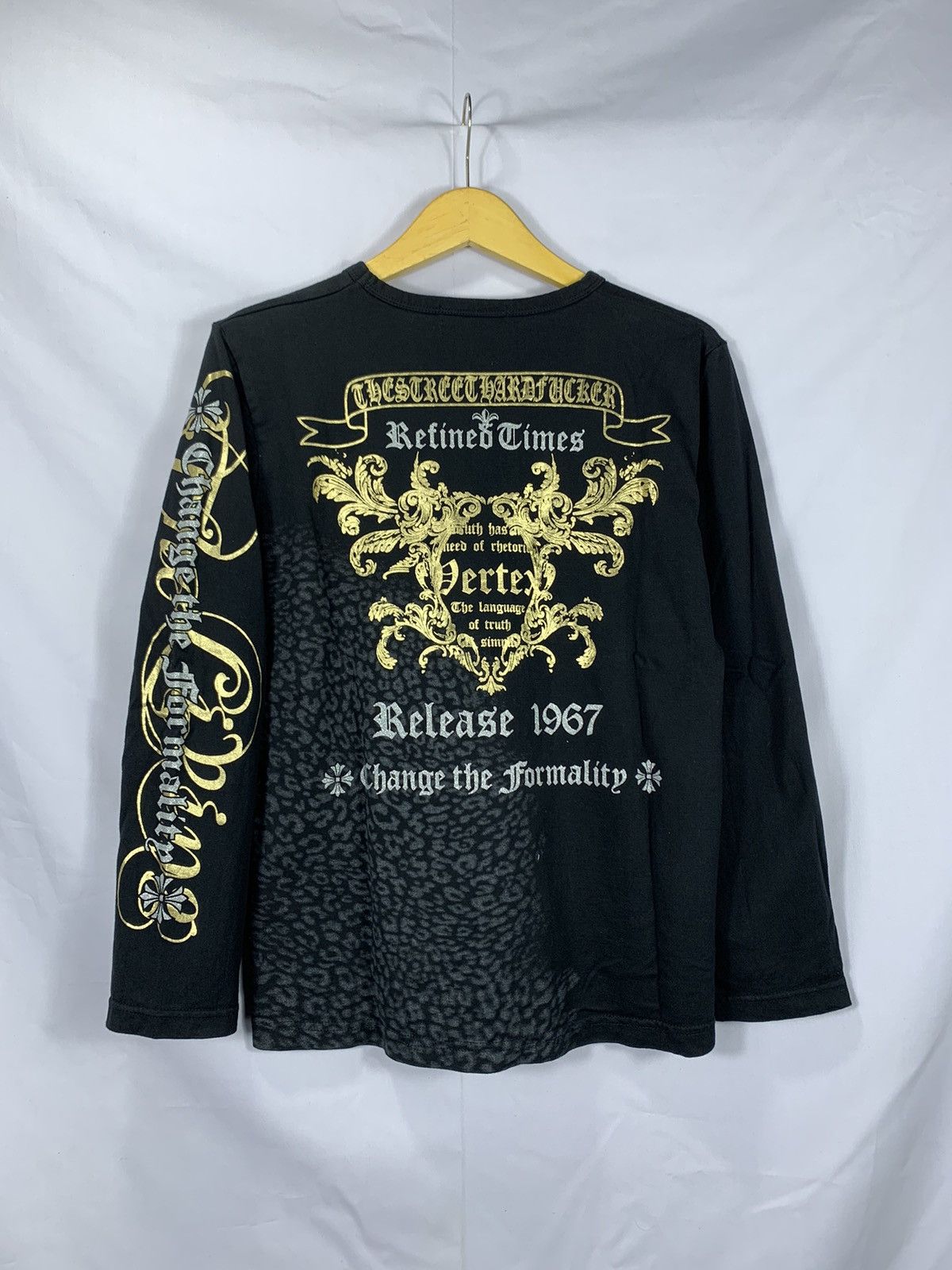 If Six Was Nine JAPAN DETECTIBE GRUNGE GOTHIC PUNK SEDITIONARIES SLEEVE Size US L / EU 52-54 / 3 - 2 Thumbnail