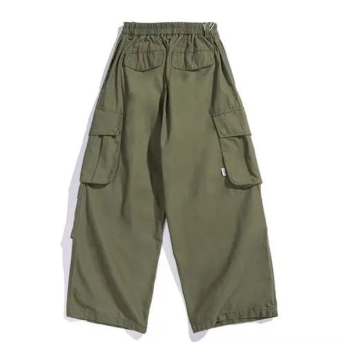 Other Multi-pocket street loose casual straight cargo trousers Size US 32 / EU 48 - 3 Thumbnail