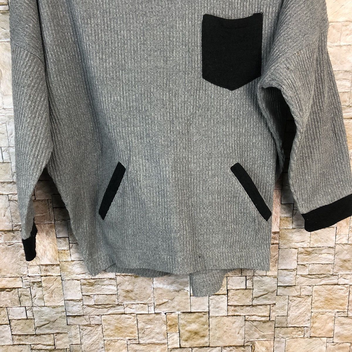 Japanese Brand Rapichie Grey Hoodie Knitwear #A508 Size M / US 6-8 / IT 42-44 - 6 Thumbnail