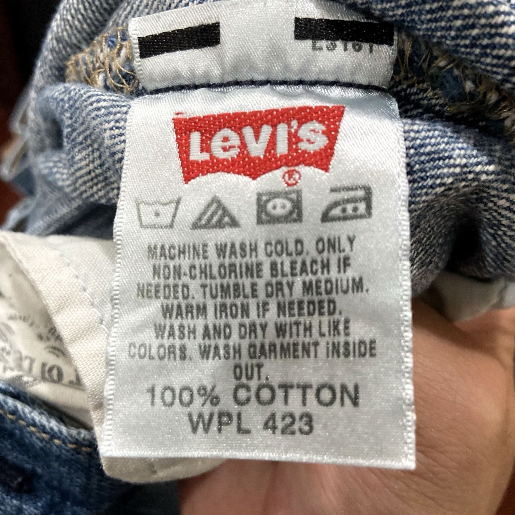 Levi's Levi's 501 Jeans Mens 38x32 Blue Denim Button Fly Levi'S 501 Series 90s USA Size US 32 / EU 48 - 8 Thumbnail