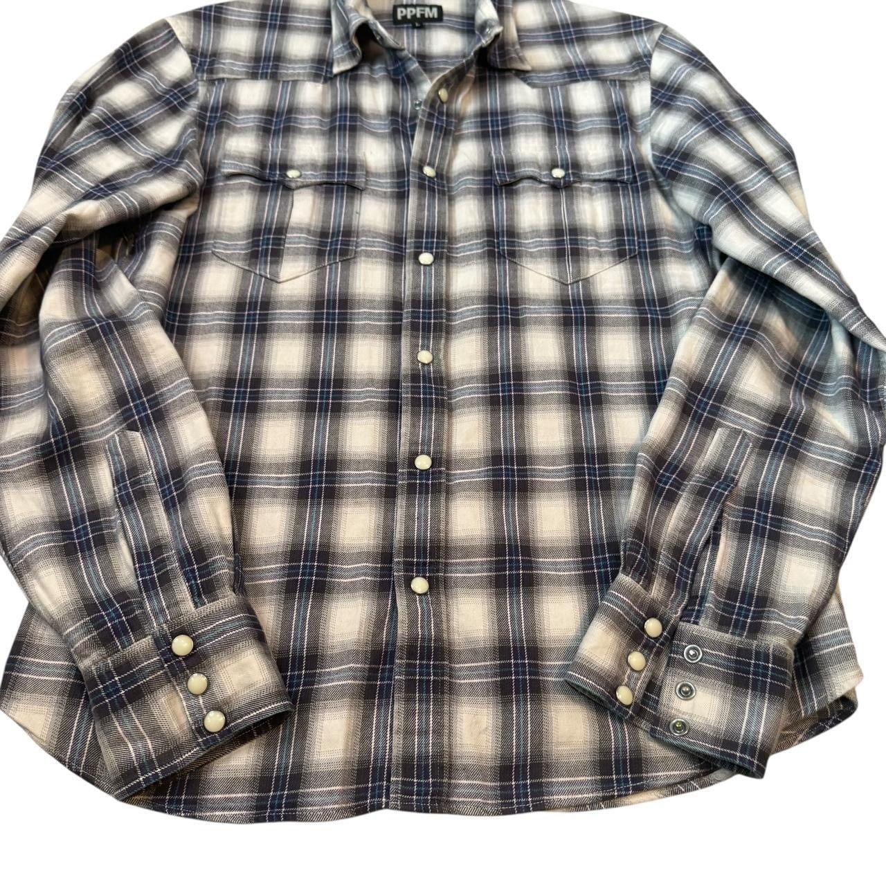 PPFM PPFM Checkered Flannel Shirt y2k ‘Yellow Riot’ Size US L / EU 52-54 / 3 - 3 Thumbnail