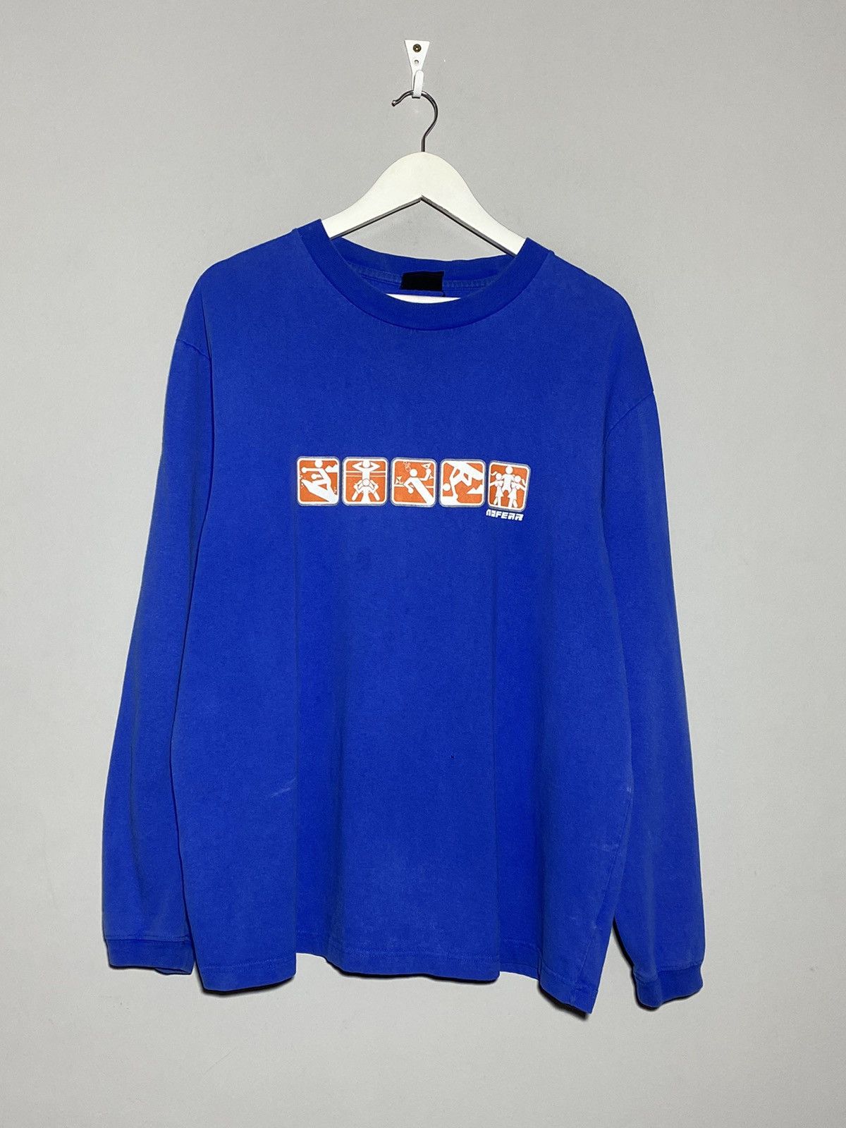 No Fear Vintage 00s No Fear Graphic Print Long Sleeve T-shirt Size US L / EU 52-54 / 3 - 1 Thumbnail