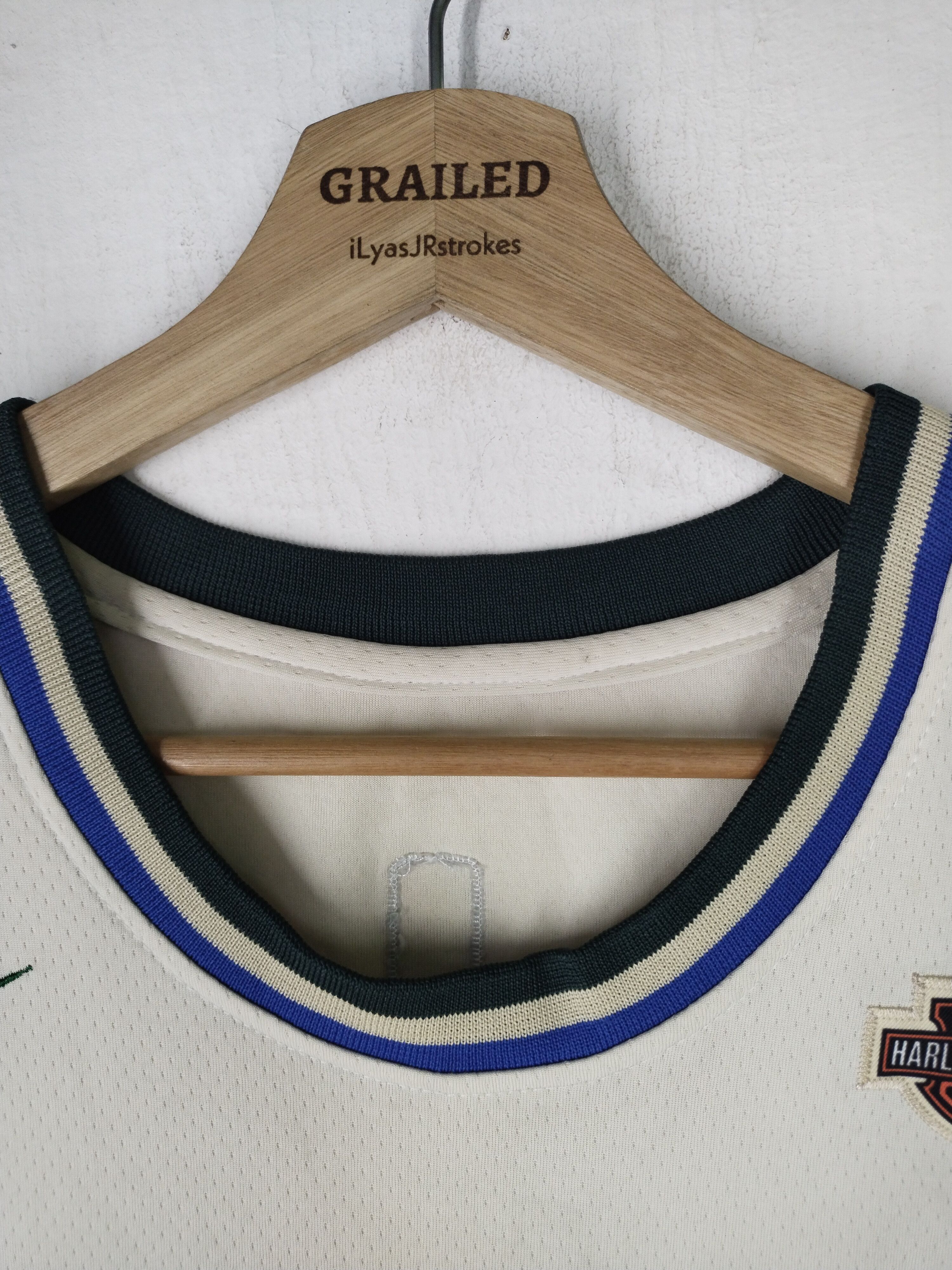 Harley Davidson Vintage Nike X HD Swingman Milwaukee Bucks Jersey Rare Size US M / EU 48-50 / 2 - 9 Thumbnail