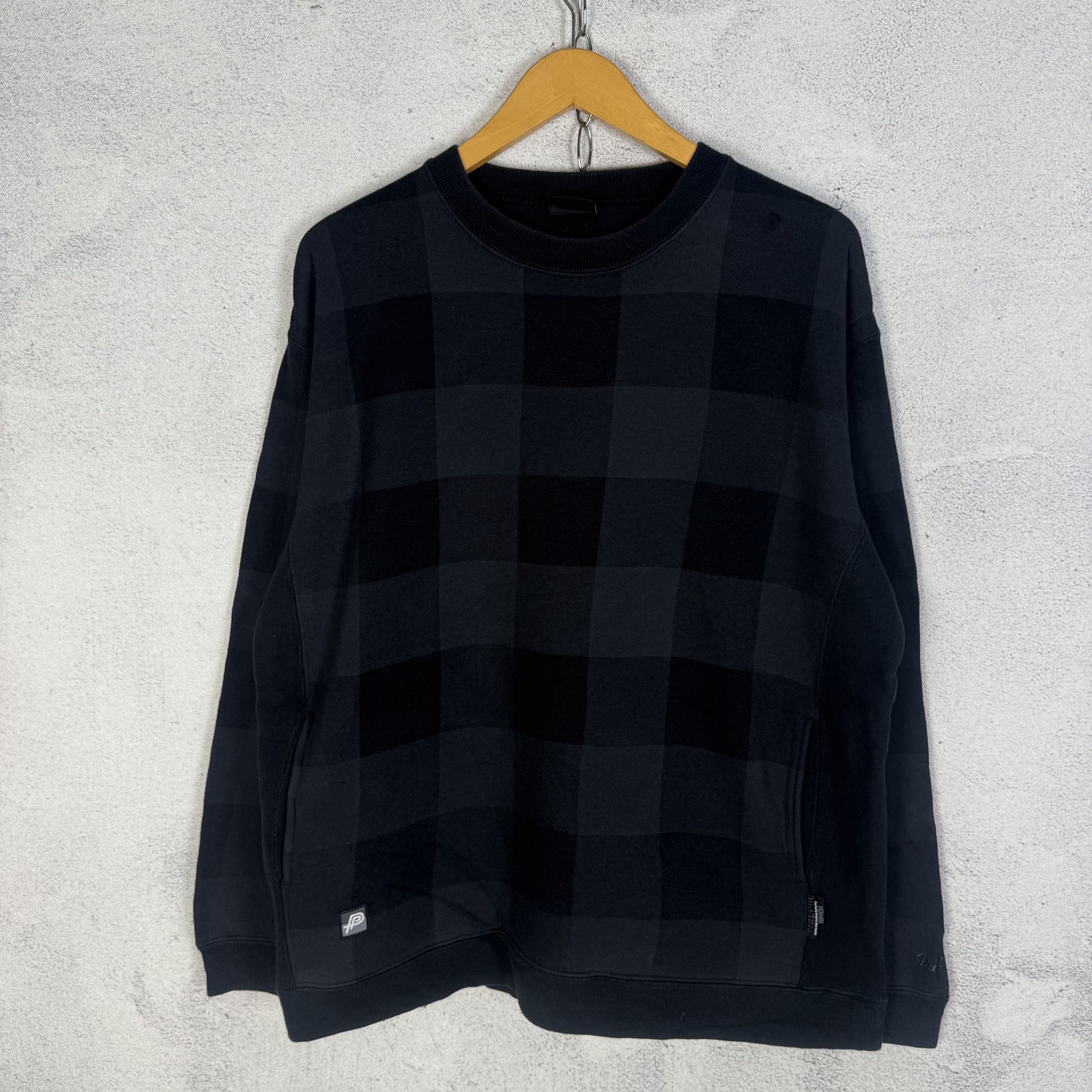 Japanese Brand Power To The People Checkered Plaid Sweatshirt Crewneck Size US L / EU 52-54 / 3 - 1 Thumbnail