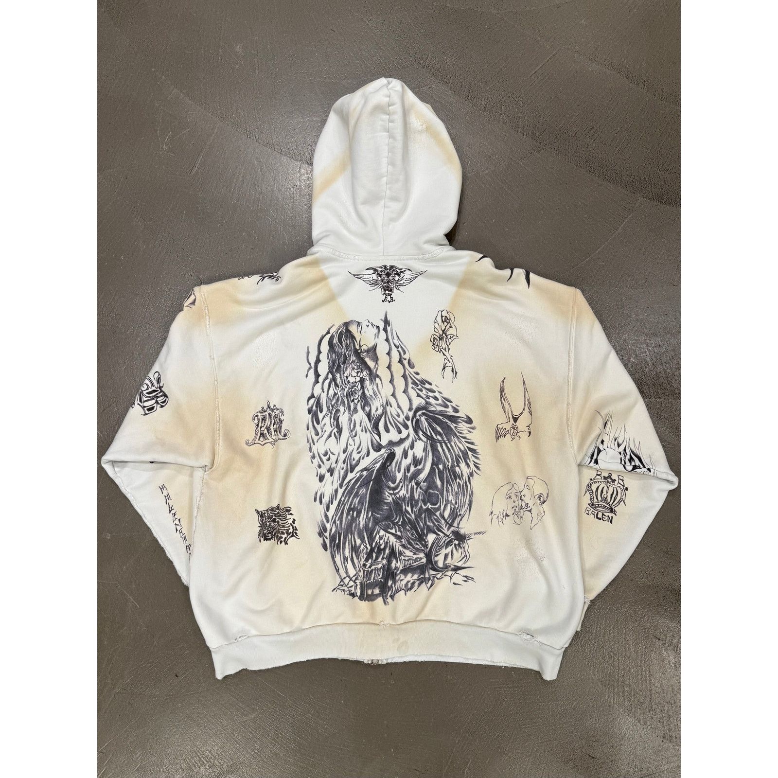 Balenciaga S/S2024 Balenciaga tattoo hoodie Size US M / EU 48-50 / 2 - 4 Thumbnail