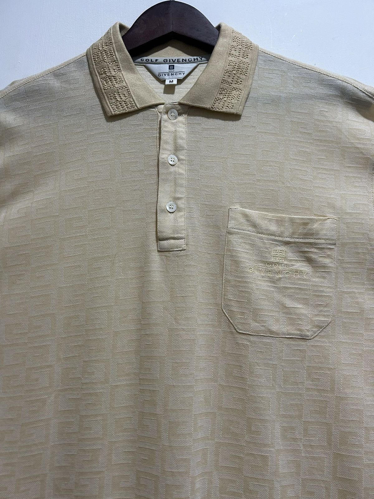 Givenchy 2000s Givenchy Golf Monogram Pocket Shirt Size US M / EU 48-50 / 2 - 1 Thumbnail