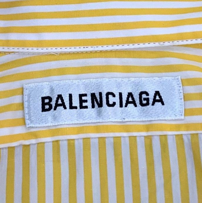 Balenciaga Balenciaga yellow cotton long sleeved shirt2412-Nextarrow Size US S / EU 44-46 / 1 - 4 Thumbnail