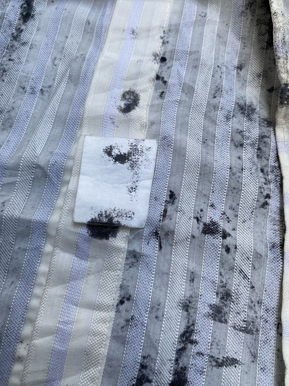 Balenciaga Vintage Balenciaga Trompe l’oeil Painted Button Shirt Size US L / EU 52-54 / 3 - 7 Thumbnail