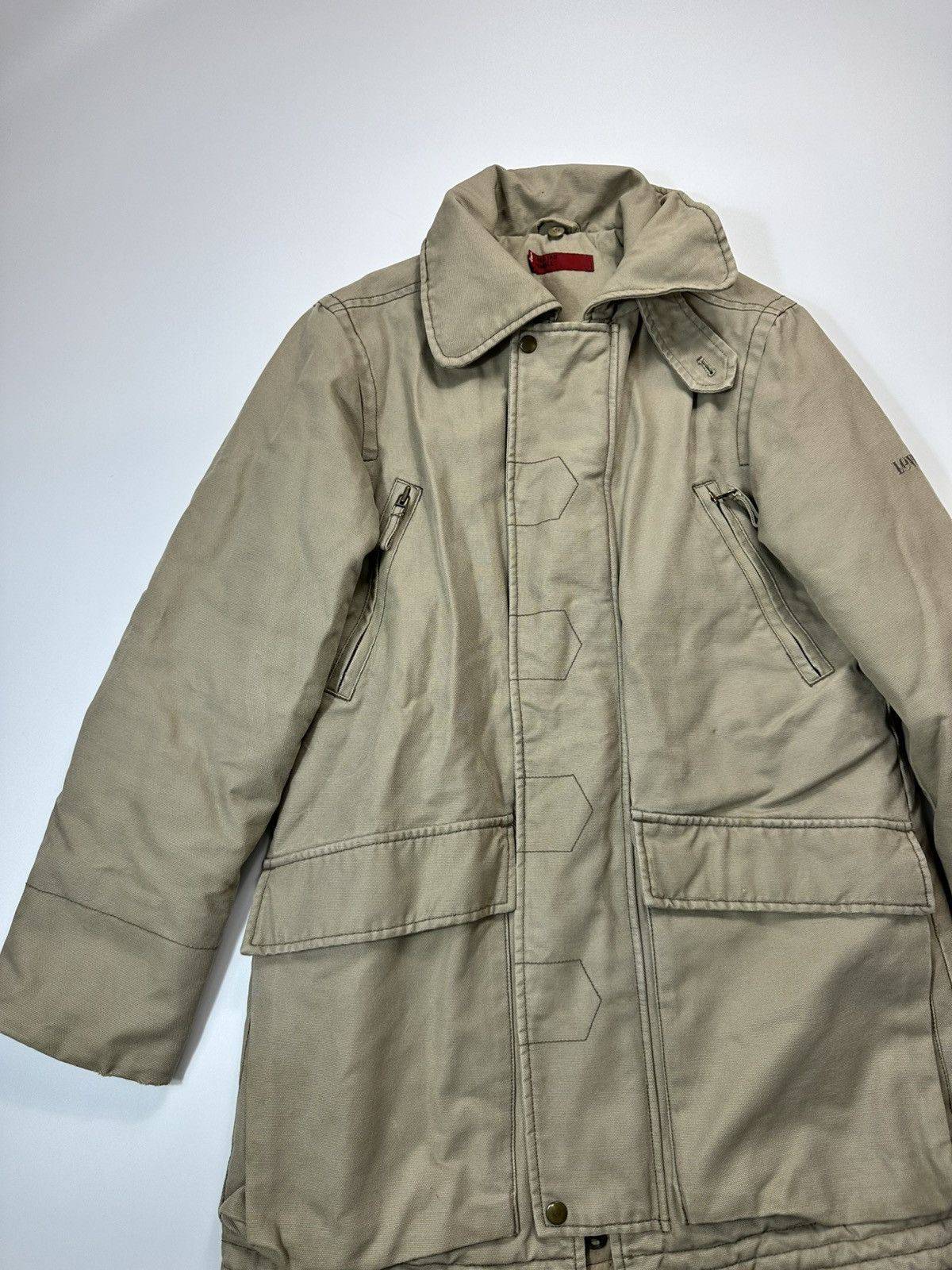 Levi's LEVIS Red Tab Long Jacket Beige Men's Size US M / EU 48-50 / 2 - 6 Thumbnail