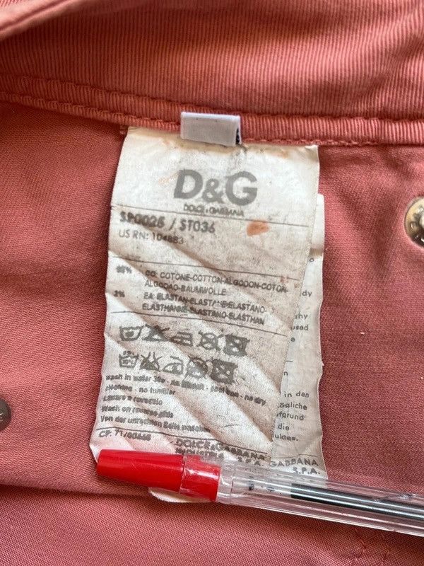 Dolce & Gabbana Dolce & Gabbana D&G Y2K Vintage Glamour Affair Short Jeans Size 27" / US 4 / IT 40 - 10 Thumbnail