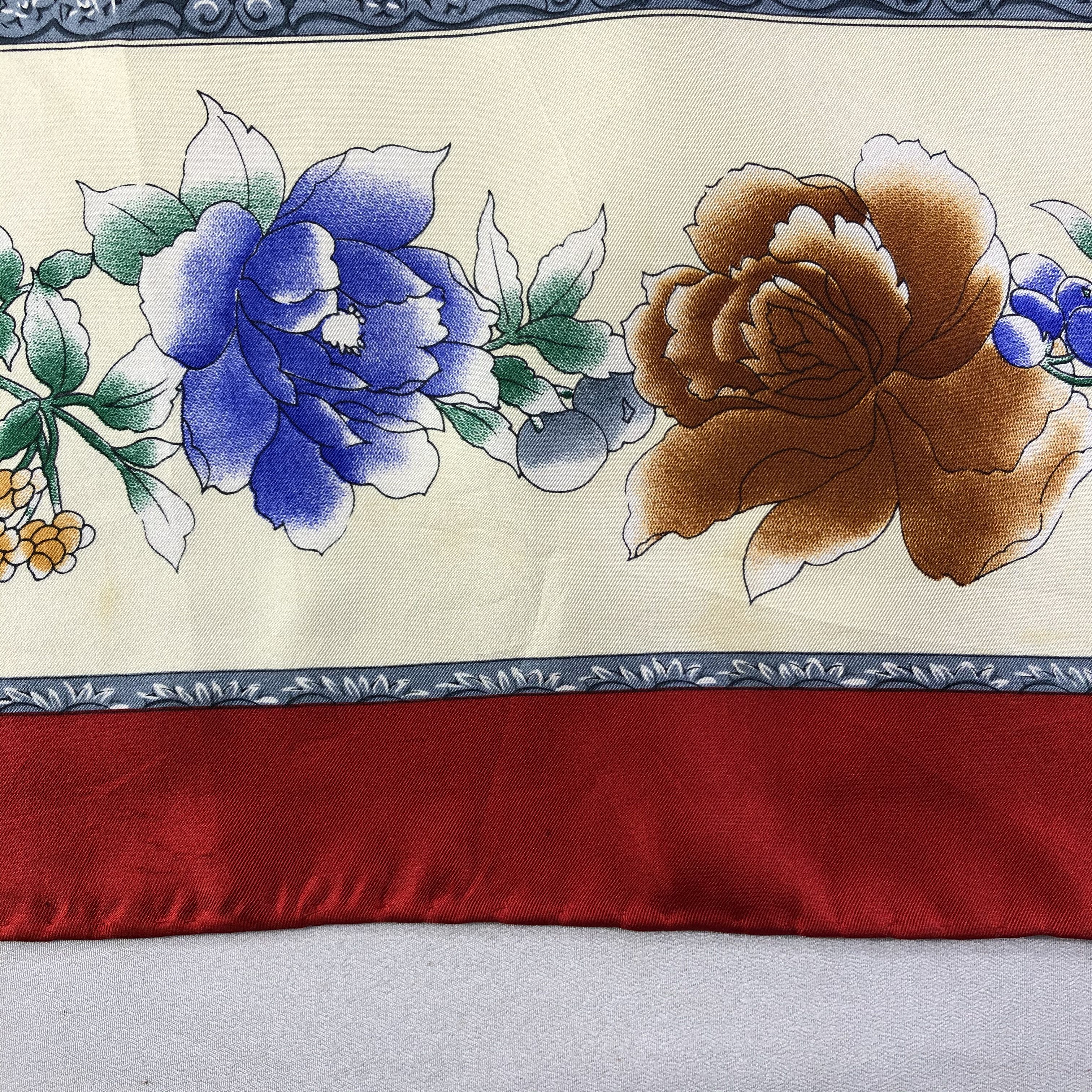 Vintage Vintage Kuk Jae Silk Scarf Size ONE SIZE - 8 Thumbnail