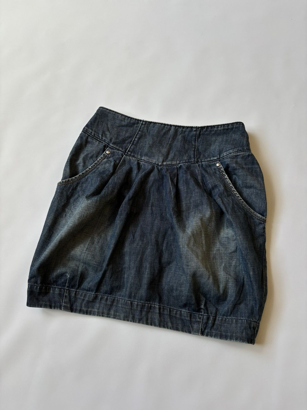 Designer × Miss Sixty × Vintage Vintage Miss Sixty Denim Skirt Y2K Size 26" / US 2 / IT 38 - 4 Thumbnail
