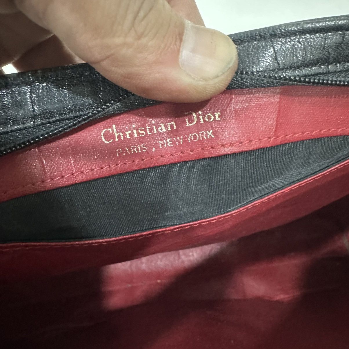 Christian Dior Monsieur ‼️YES‼️ VINTAGE CHRISTIAN DIOR LEATHER CLUTCH BAG Size ONE SIZE - 9 Thumbnail