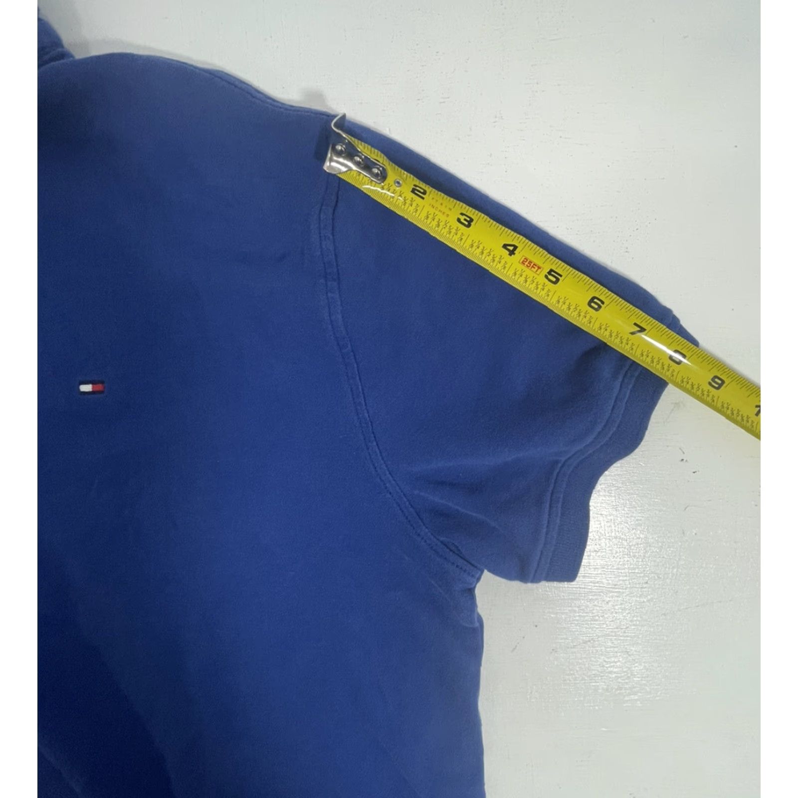 Tommy Hilfiger Tommy Hilfiger Polo Shirt Men XL Button-Down Short Sleeve Blue Chest Logo 100% Cotton Size US XL / EU 56 / 4 - 7 Thumbnail