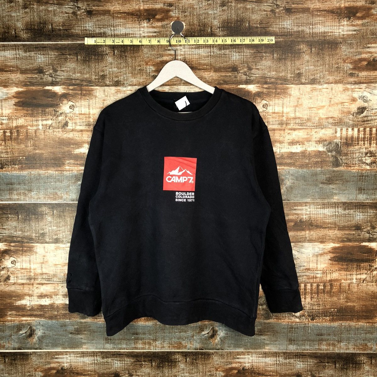 Japanese Brand Camp 7 Dark Blue Sweatshirt #A2025 Size US M / EU 48-50 / 2 - 1 Thumbnail