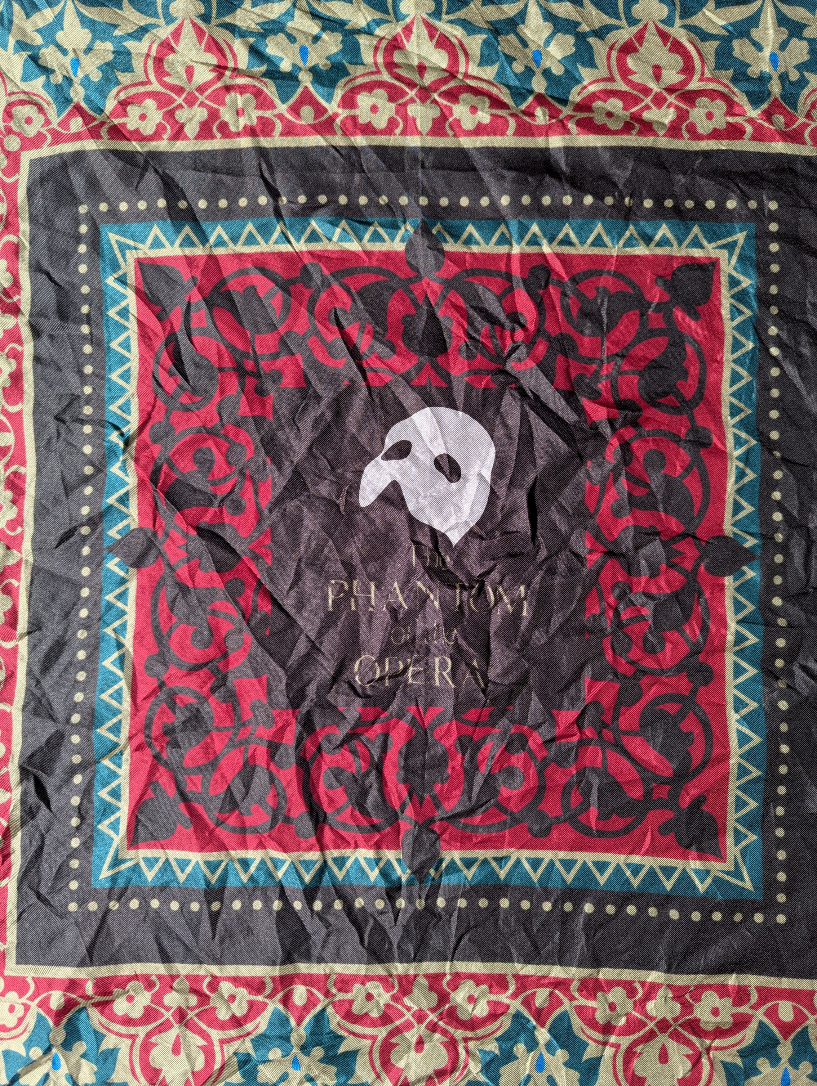 Vintage Vintage Phantom Of The Opera Scarf TM 1986 Rug LTD Size ONE SIZE - 2 Thumbnail