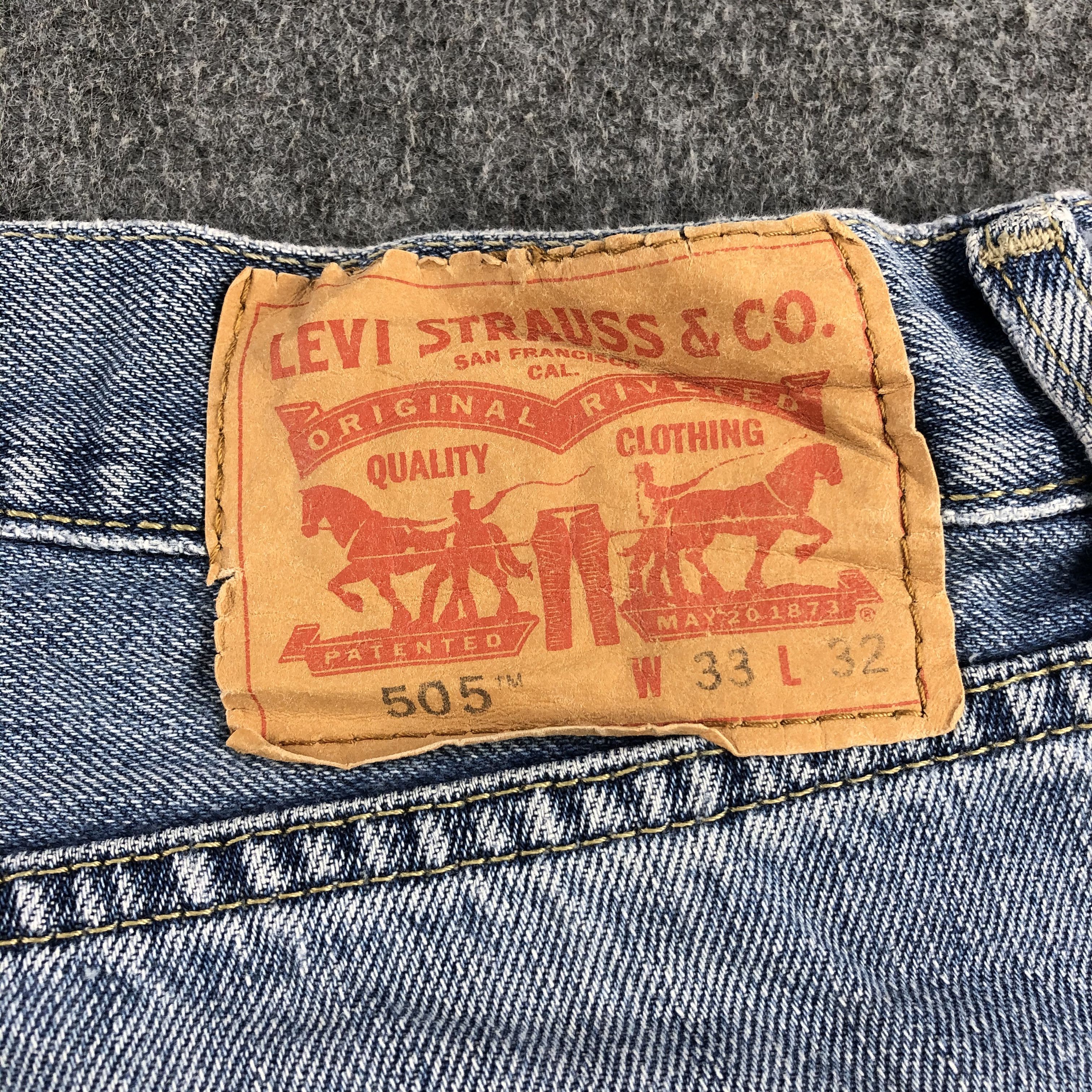 Levi's Vintage Light Wash Levis 505 Jeans-J2100 Size US 34 / EU 50 - 5 Thumbnail