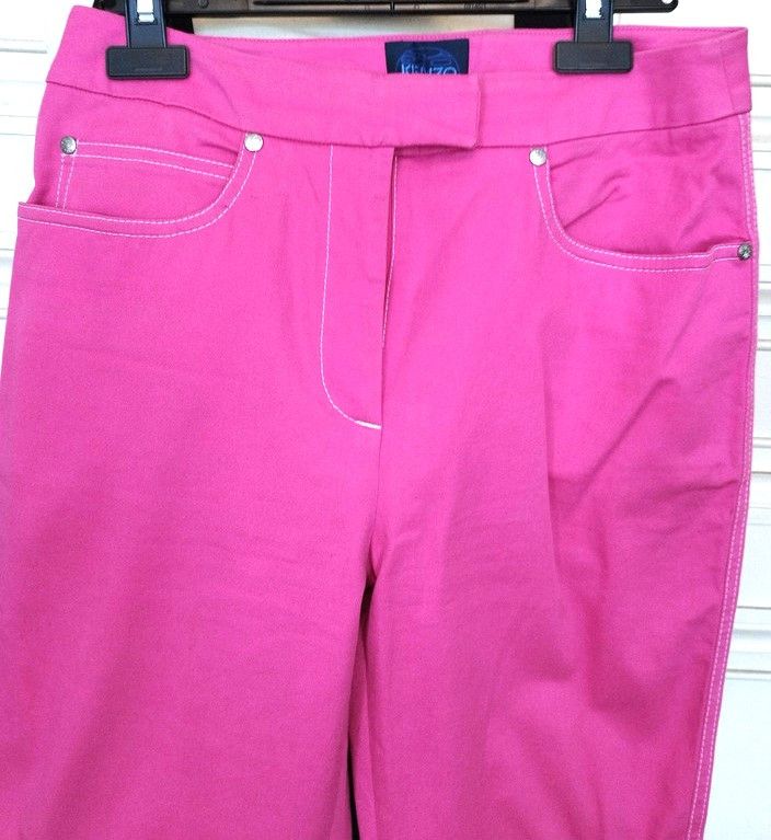Kenzo Kenzo Jean Pantalon 7/8 Straight Droit T M Size 27" / US 4 / IT 40 - 6 Thumbnail