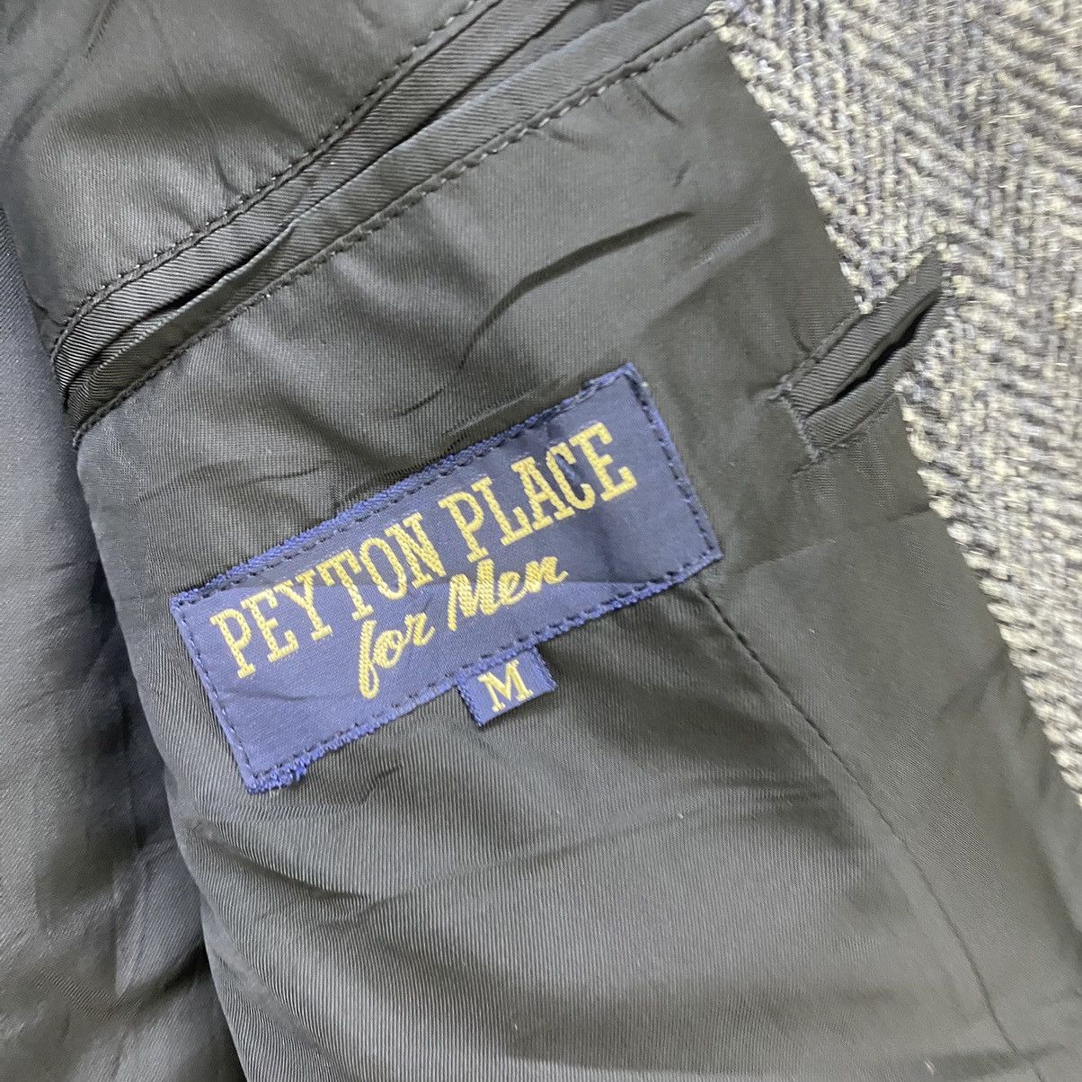 Harris Tweed 🔥Vintage Harris Tweed X Ppfm Peyton Place Herringbone Wool Size US M / EU 48-50 / 2 - 5 Thumbnail