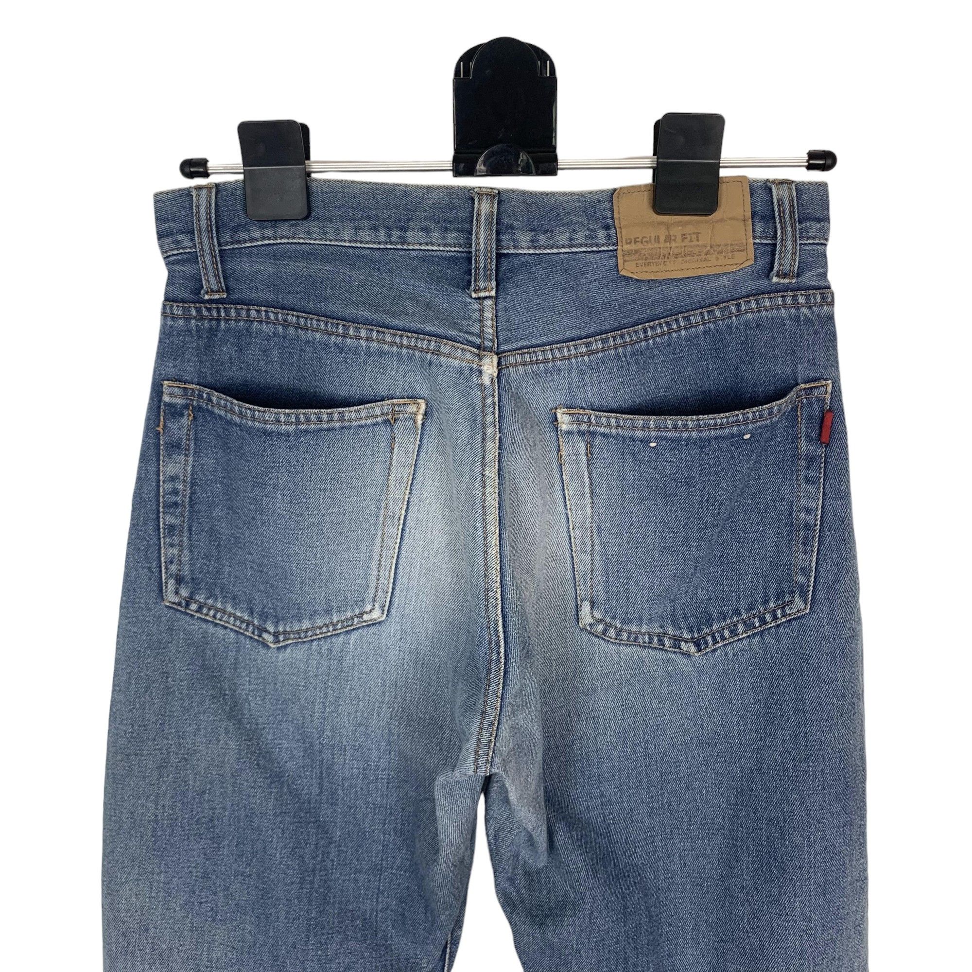 Japanese Brand Regular Fit Jeans Size US 30 / EU 46 - 5 Thumbnail