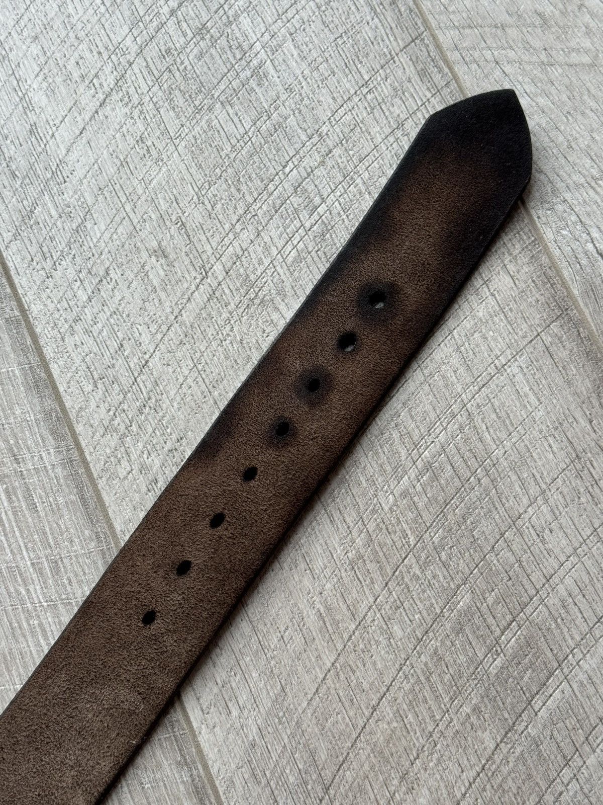 Paul Smith Paul Smith England Leather Belt Designer Buckle Burnt Effect Size ONE SIZE - 9 Thumbnail