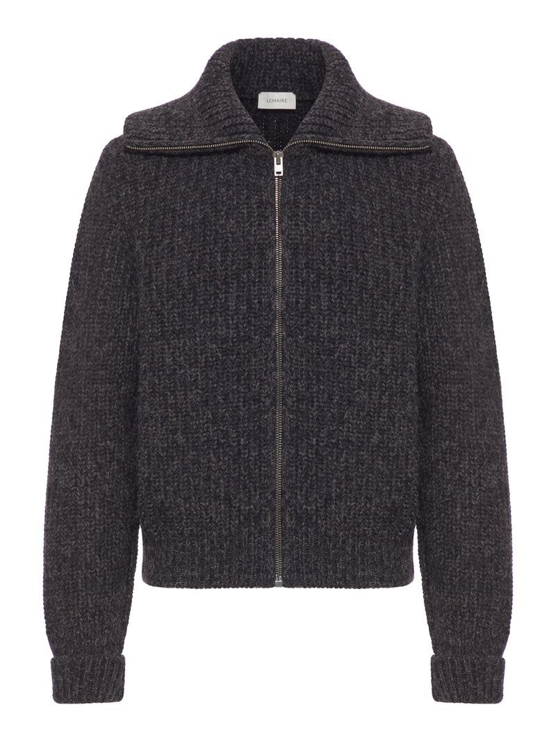 Lemaire ALPACA ZIP-UP CARDIGAN Size US L / EU 52-54 / 3 - 1 Thumbnail
