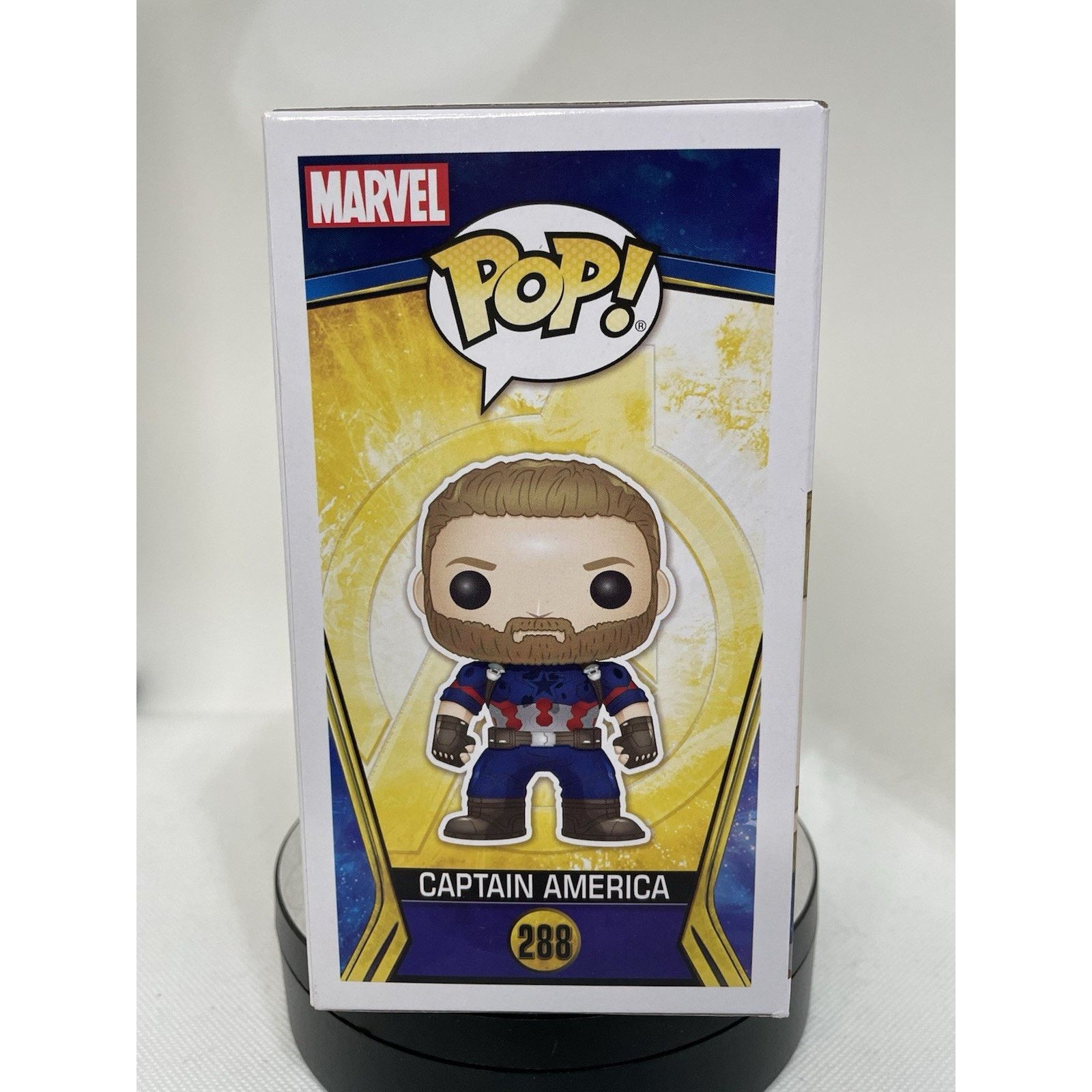 Marvel Comics Funko Pop! Captain America #288 Avengers Infinity War Size ONE SIZE - 7 Thumbnail