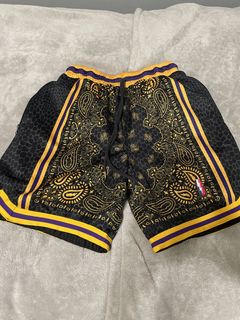 Trillest Nipsey Hustle Los Angeles Lakers Swingman Basketball Shorts Size L