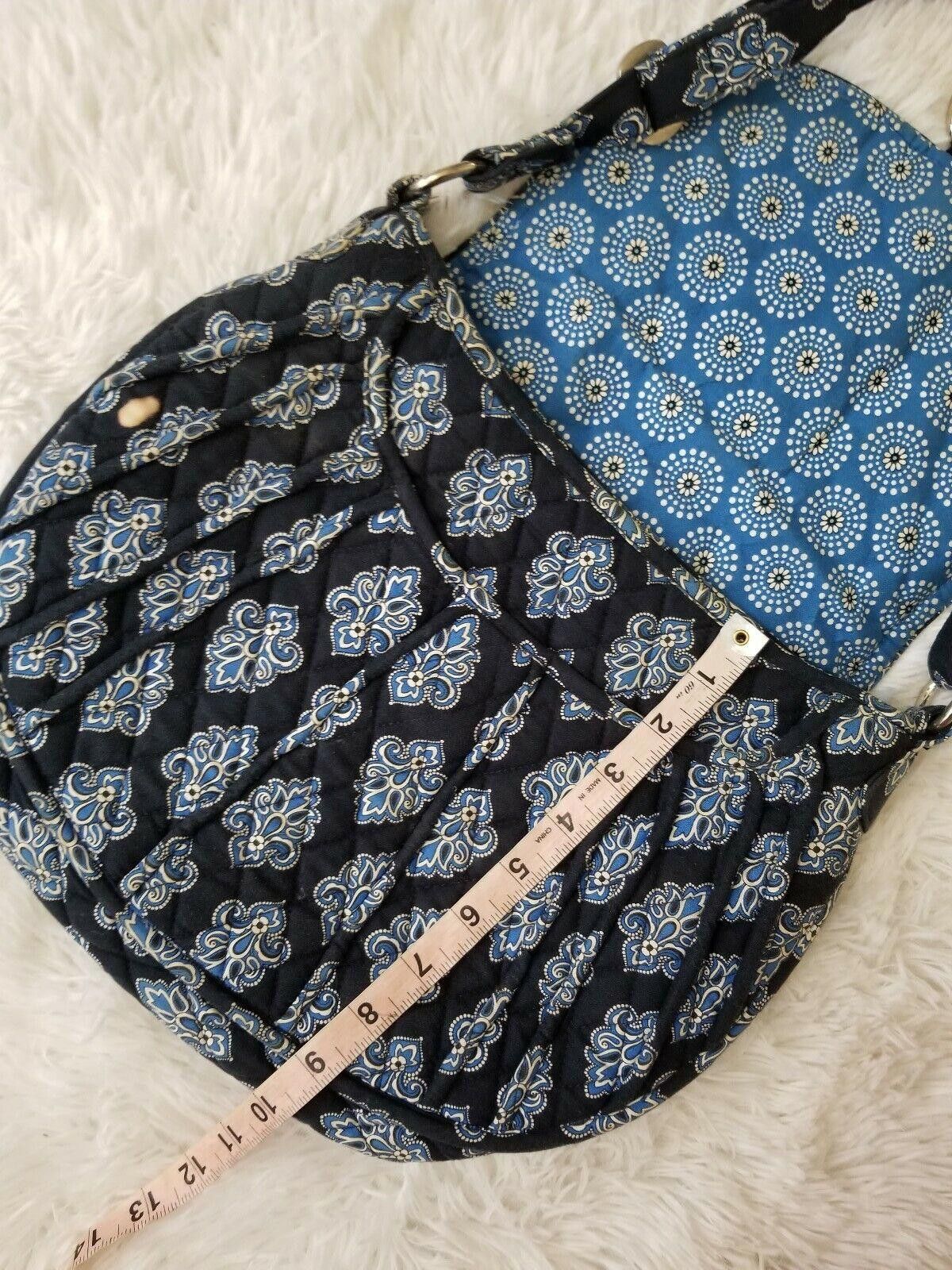 Designer Vera Bradley Bag Blue Please Read Medium Tote Size ONE SIZE - 4 Thumbnail