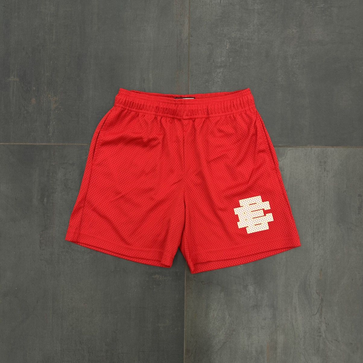 Eric Emanuel Eric Emanuel Basic Short Goji Berry Red/Grey Size US 28 / EU 44 - 1 Thumbnail