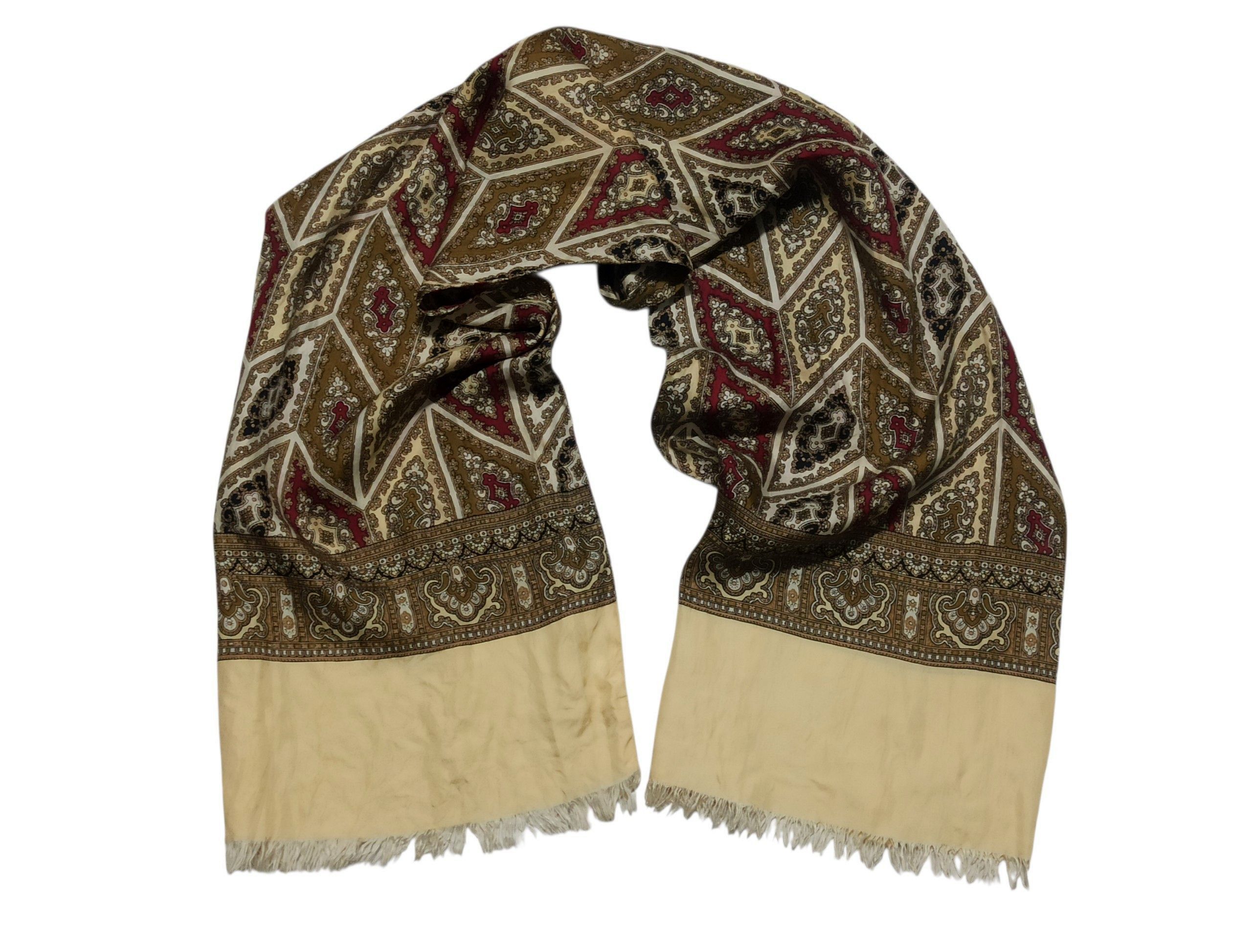 Other Switzers of Dublin Rare Double-Sided Silk Geometric Scarf Size ONE SIZE - 1 Thumbnail