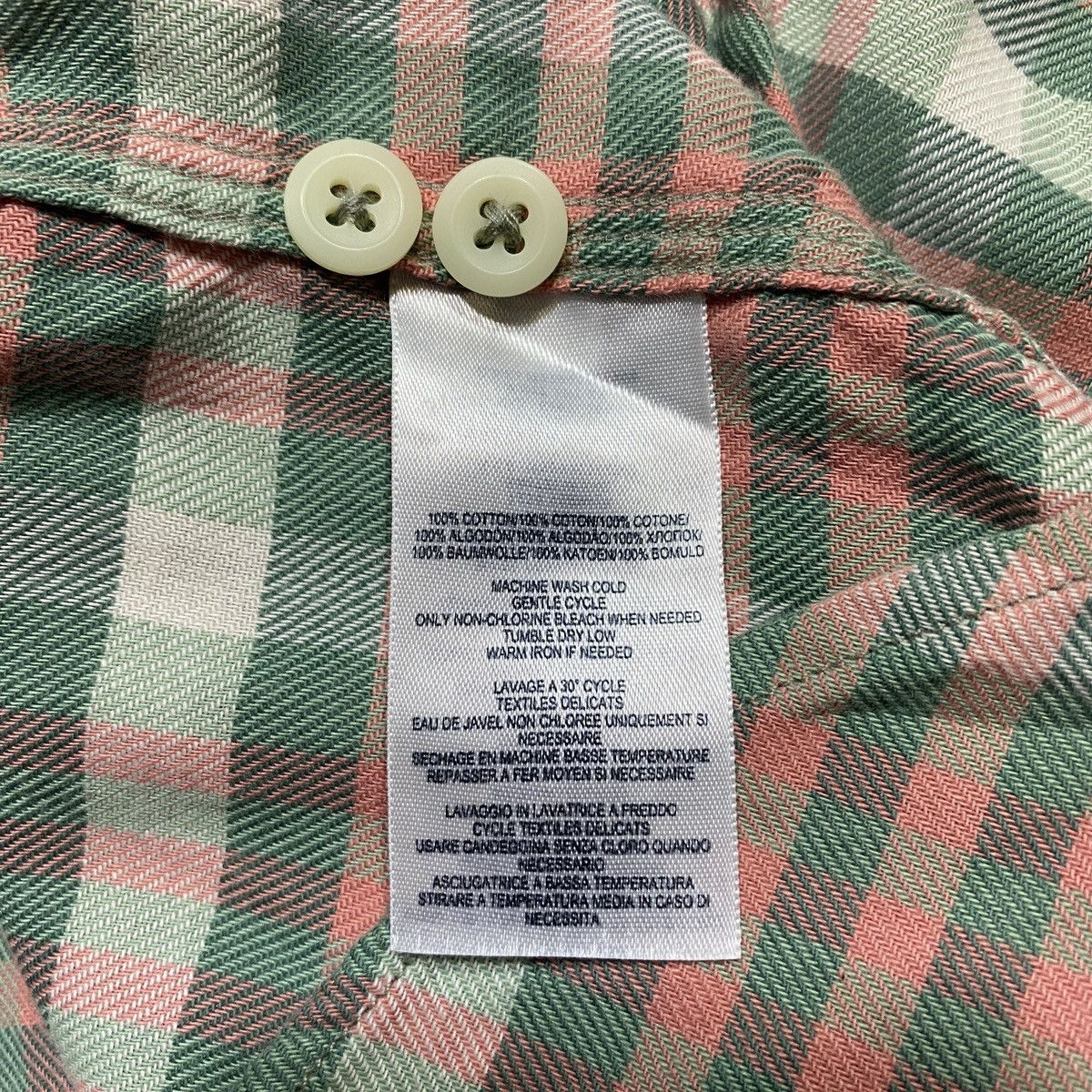 RRL Ralph Lauren Flannel Button Shirt Size US L / EU 52-54 / 3 - 12 Thumbnail