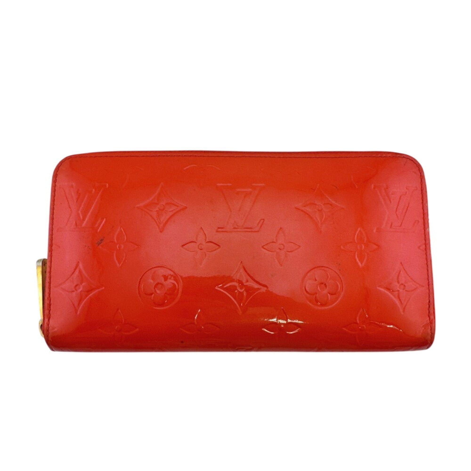 Louis Vuitton LOUIS VUITTON M90200 Zippy Wallet, Round Zipper, Vernis Leather, Long Red Size ONE SIZE - 1 Thumbnail