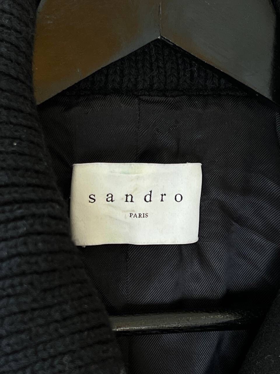 Sandro Sandro Paris Coat Wool Avant Garde Coat Size XS / US 0-2 / IT 36-38 - 7 Thumbnail