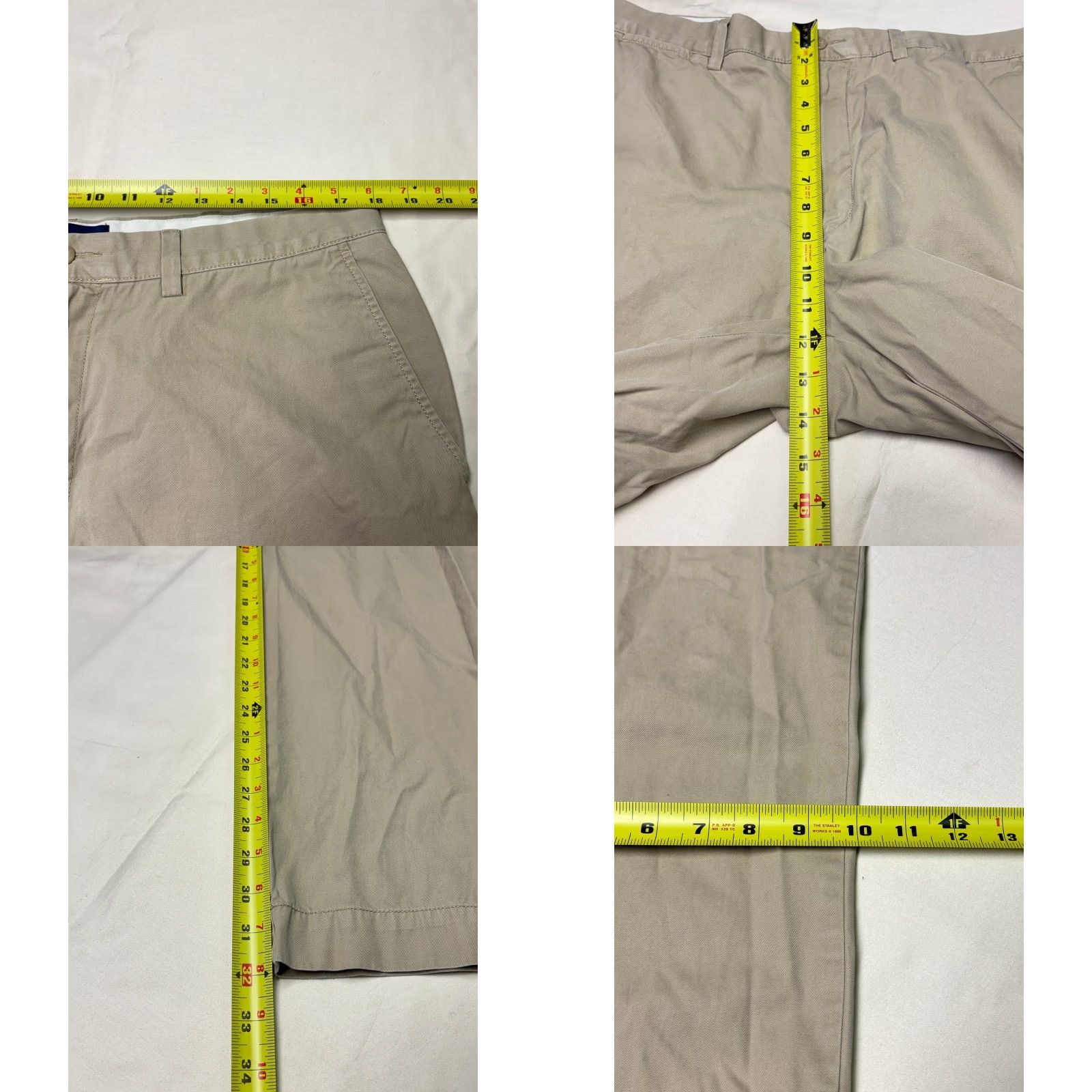 Polo Ralph Lauren VINTAGE Polo Ralph Lauren Prospect Chino Pants Tan Cotton Men's 36x32 Straight Fit Size US M / EU 48-50 / 2 - 9 Thumbnail