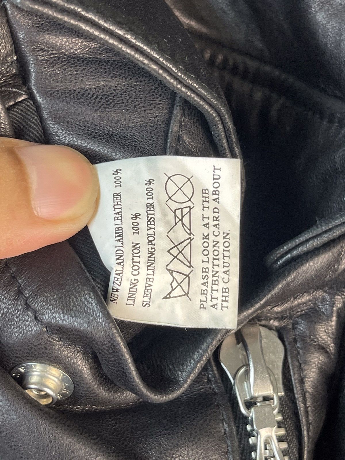 If Six Was Nine × Le Grande Bleu (L.G.B.) × SEMBL SEMBL Leather Zipper Jacket Size US S / EU 44-46 / 1 - 12 Thumbnail