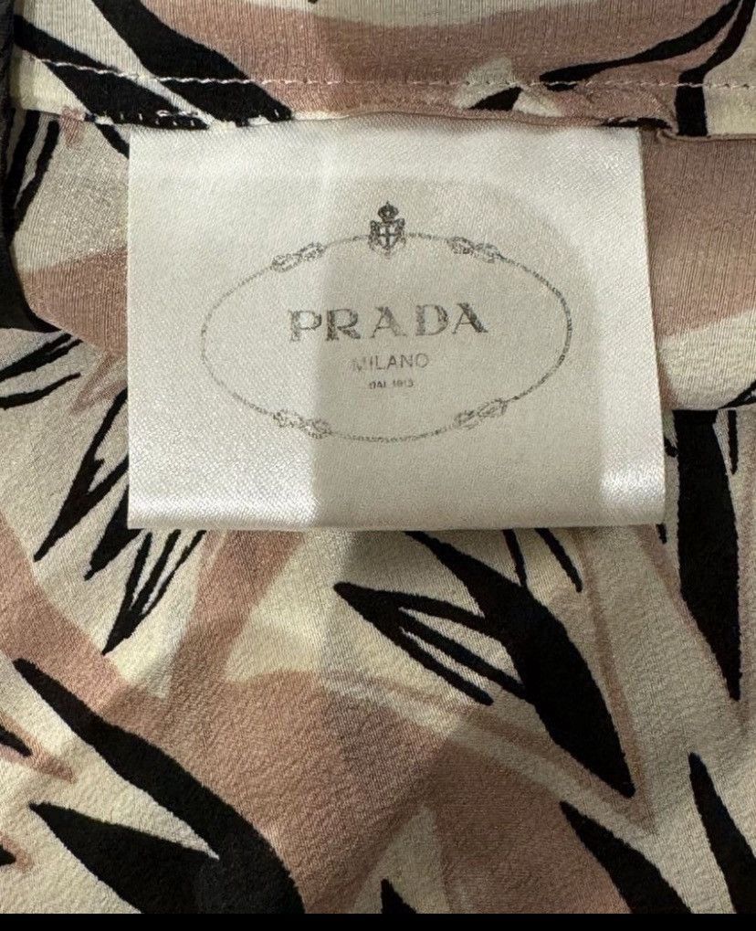 Prada Prada Tulip Silk Dress Size S / US 4 / IT 40 - 4 Thumbnail