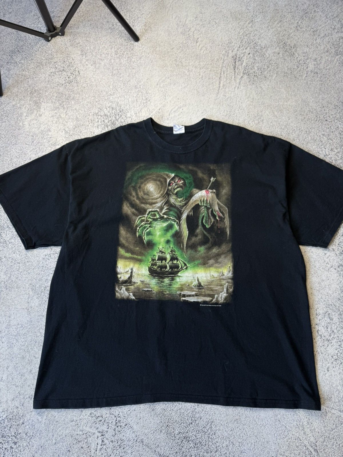 Iron Maiden Vintage Iron Maiden 2008 T Shirt Rime of the Ancient Mariner Size US XXL / EU 58 / 5 - 3 Thumbnail