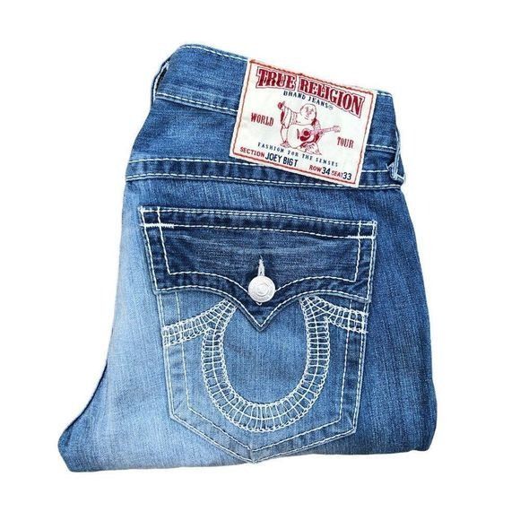 美品 TRUE RELIGION JOEY SUPER T 32 seat33 True Religion Jeans, Joey Big T, Row 32, Seat 33 | eBay
