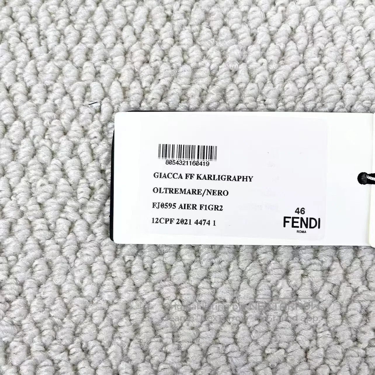 Fendi Fendi Dark Blue Double F Monogram Suit. Size US L / EU 52-54 / 3 - 4 Thumbnail